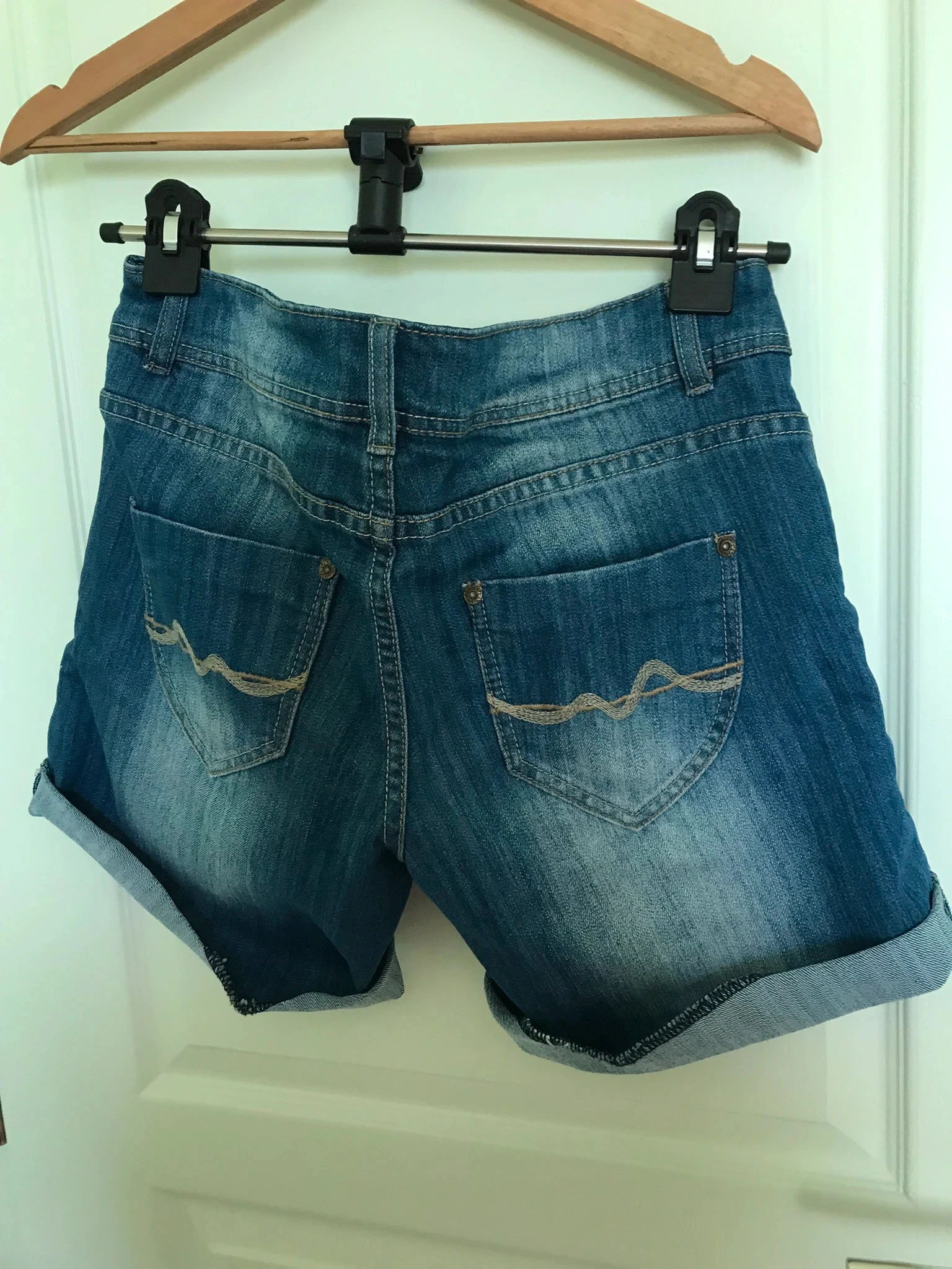 Short Jeans azul feminino – photo 3